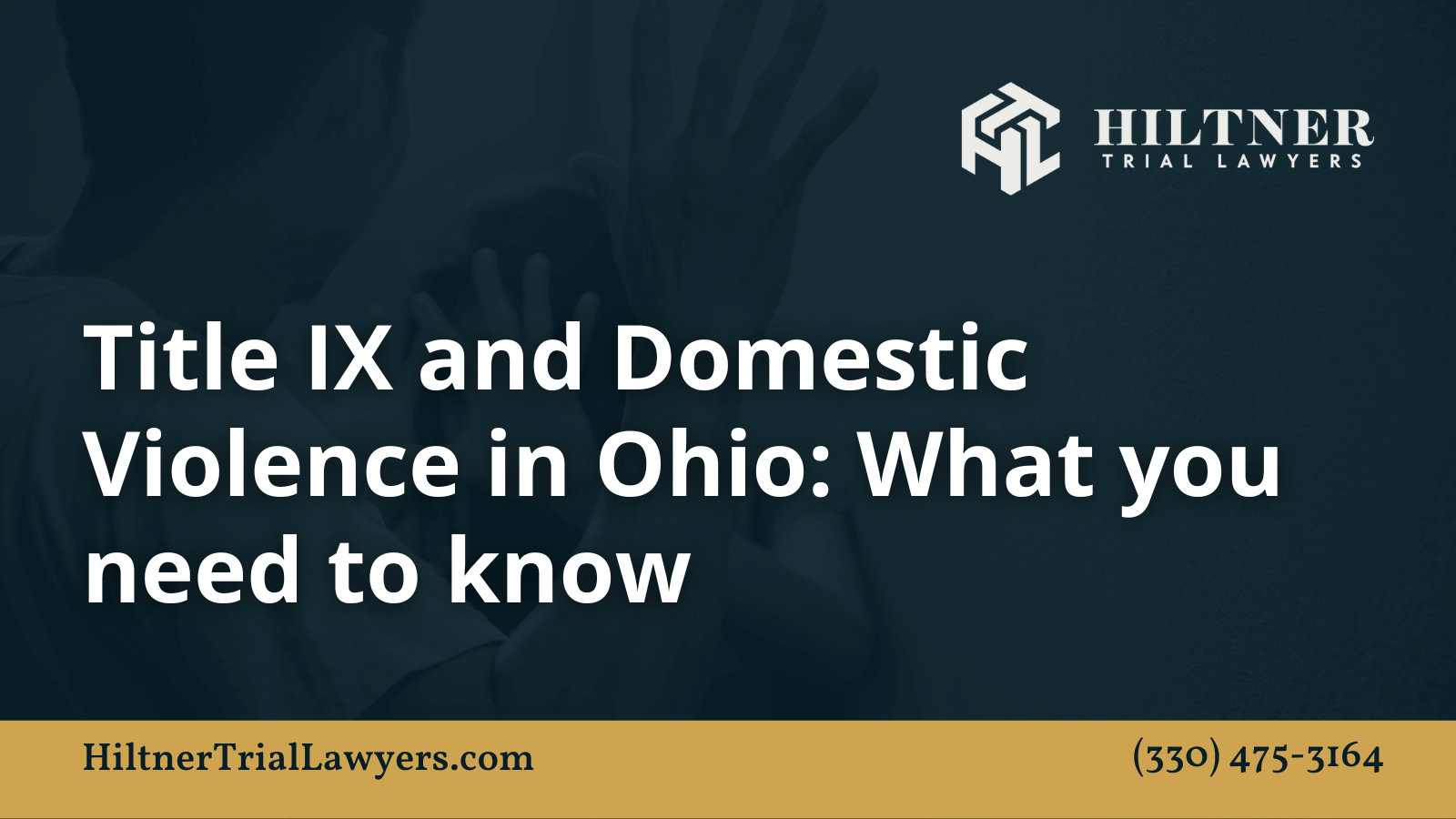 Title IX and Domestic Violence in Ohio: What you need to know - Hiltner Trial Lawyers Ohio - max hiltner