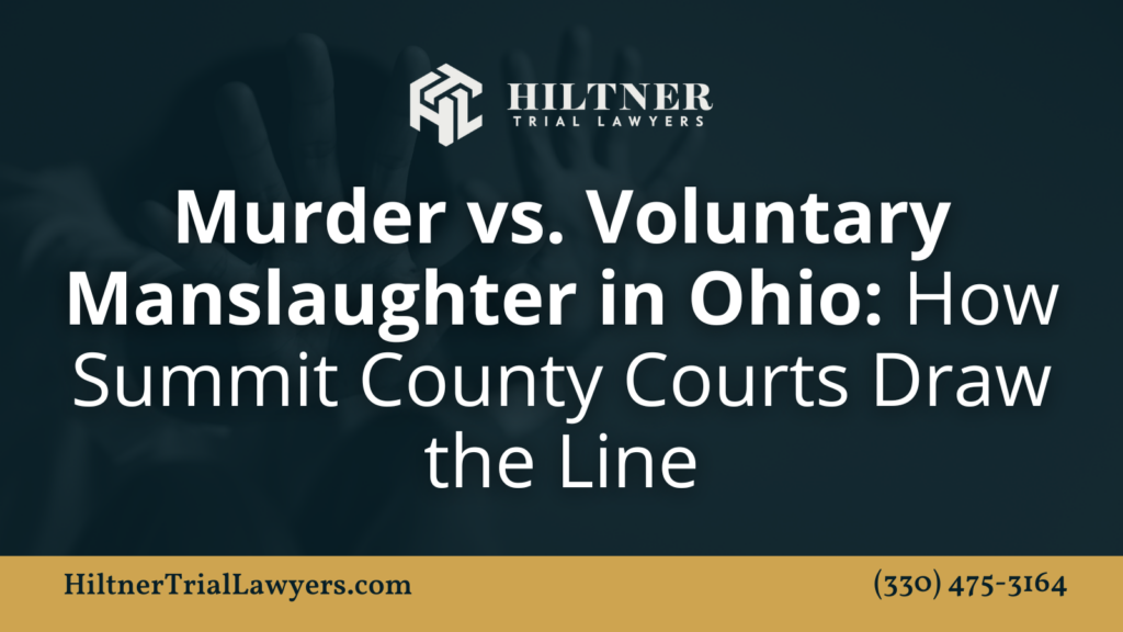 Voluntary Manslaughter in Ohio